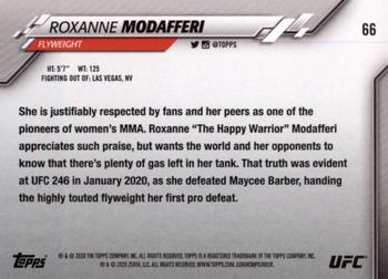 2020 Topps UFC #66 Roxanne Modafferi Back