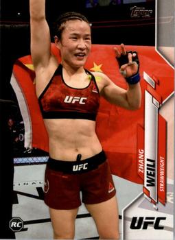 2020 Topps UFC #87 Zhang Weili Front