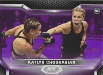 2020 Topps UFC Knockout - Purple #7 Katlyn Chookagian Front