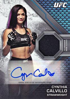 2020 Topps UFC Knockout - Knockout Autograph Relics #KAR-CC Cynthia Calvillo Front