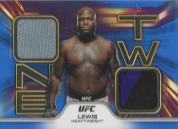 2020 Topps UFC Knockout - One-Two Combination Relics Blue #CR-DL Derrick Lewis Front