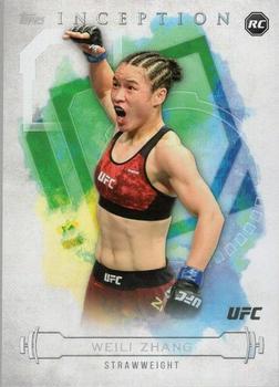 2020 Topps UFC Knockout - UFC Inception #UI-11 Weili Zhang Front