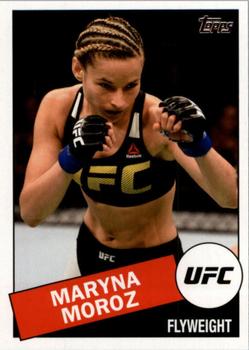 2020 Topps UFC - 1985 Topps #85T-17 Maryna Moroz Front