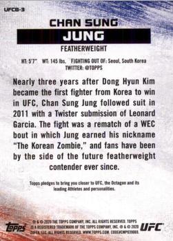 2020 Topps UFC - Bloodlines #UFCB-3 Chan Sung Jung Back