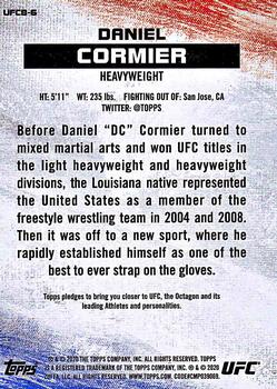 2020 Topps UFC - Bloodlines #UFCB-6 Daniel Cormier Back