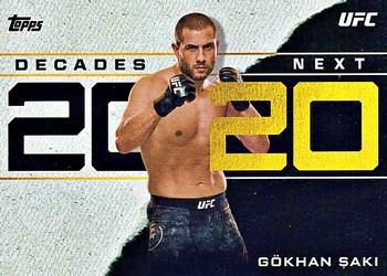 2020 Topps UFC - Decade’s Next #DN-5 Gökhan Saki Front