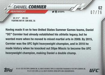 2020 Topps UFC - Independence Day #62 Daniel Cormier Back
