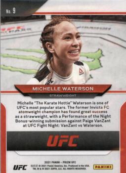 2021 Panini Prizm UFC #9 Michelle Waterson Back