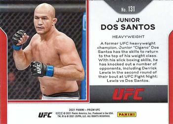 2021 Panini Prizm UFC #131 Junior Dos Santos Back