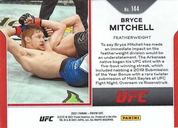 2021 Panini Prizm UFC #144 Bryce Mitchell Back