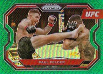 2021 Panini Prizm UFC - Green Prizms #145 Paul Felder Front