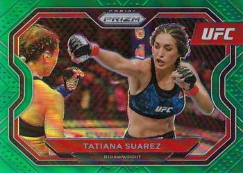 2021 Panini Prizm UFC - Green Prizms #187 Tatiana Suarez Front