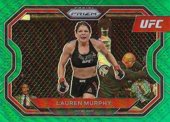 2021 Panini Prizm UFC - Green Prizms #191 Lauren Murphy Front