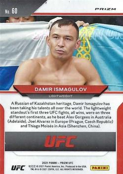 2021 Panini Prizm UFC - Silver Prizms #60 Damir Ismagulov Back