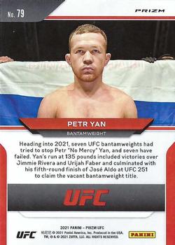 2021 Panini Prizm UFC - Silver Prizms #79 Petr Yan Back
