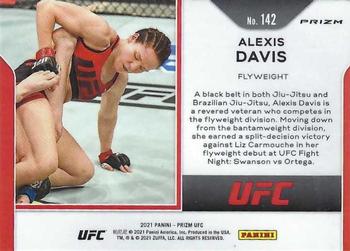 2021 Panini Prizm UFC - Silver Prizms #142 Alexis Davis Back