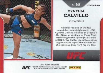2021 Panini Prizm UFC - Silver Prizms #146 Cynthia Calvillo Back