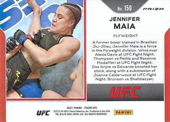 2021 Panini Prizm UFC - Silver Prizms #150 Jennifer Maia Back