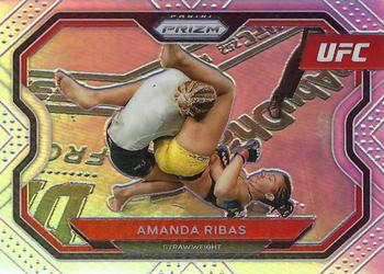2021 Panini Prizm UFC - Silver Prizms #162 Amanda Ribas Front