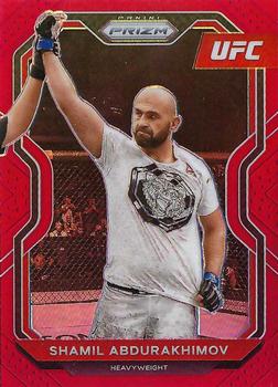 2021 Panini Prizm UFC - Red Prizms #6 Shamil Abdurakhimov Front
