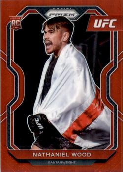 2021 Panini Prizm UFC - Red Prizms #39 Nathaniel Wood Front