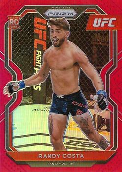 2021 Panini Prizm UFC - Red Prizms #89 Randy Costa Front