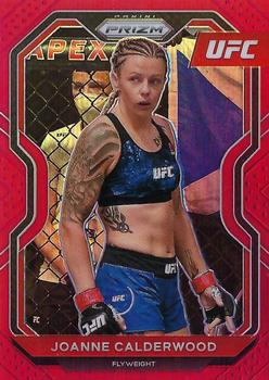 2021 Panini Prizm UFC - Red Prizms #94 Joanne Calderwood Front