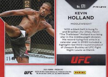 2021 Panini Prizm UFC - Red Prizms #171 Kevin Holland Back