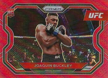 2021 Panini Prizm UFC - Red Prizms #190 Joaquin Buckley Front