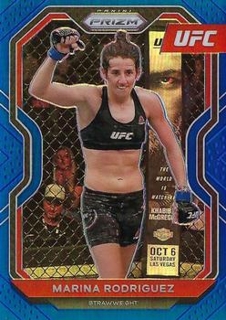 2021 Panini Prizm UFC - Blue Prizms #47 Marina Rodriguez Front