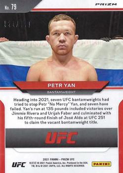 2021 Panini Prizm UFC - Blue Prizms #79 Petr Yan Back