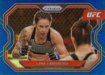 2021 Panini Prizm UFC - Blue Prizms #103 Lina Lansberg Front