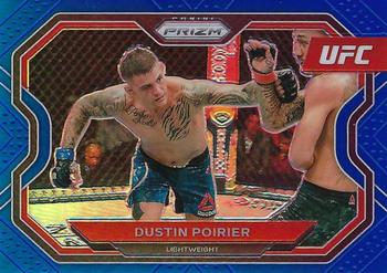 2021 Panini Prizm UFC - Blue Prizms #128 Dustin Poirier Front
