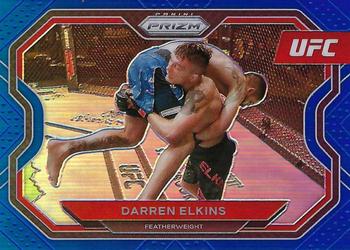 2021 Panini Prizm UFC - Blue Prizms #166 Darren Elkins Front