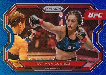 2021 Panini Prizm UFC - Blue Prizms #187 Tatiana Suarez Front