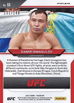 2021 Panini Prizm UFC - Purple Prizms #60 Damir Ismagulov Back