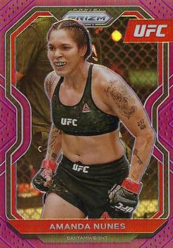 2021 Panini Prizm UFC - Purple Prizms #66 Amanda Nunes Front