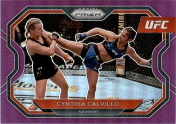 2021 Panini Prizm UFC - Purple Prizms #146 Cynthia Calvillo Front