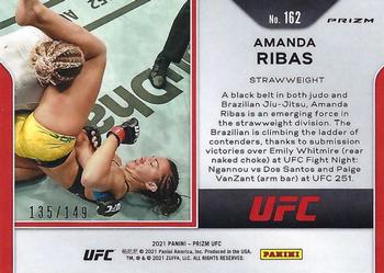 2021 Panini Prizm UFC - Purple Prizms #162 Amanda Ribas Back