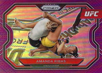 2021 Panini Prizm UFC - Purple Prizms #162 Amanda Ribas Front