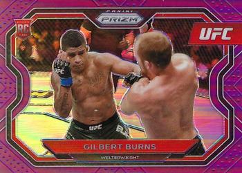 2021 Panini Prizm UFC - Purple Prizms #178 Gilbert Burns Front