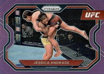 2021 Panini Prizm UFC - Purple Prizms #199 Jessica Andrade Front