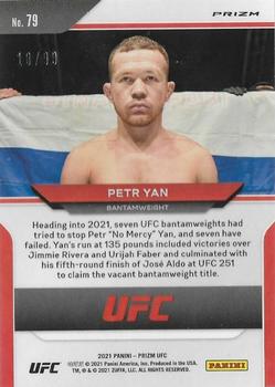 2021 Panini Prizm UFC - Orange Prizms #79 Petr Yan Back