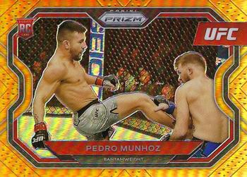 2021 Panini Prizm UFC - Orange Prizms #155 Pedro Munhoz Front
