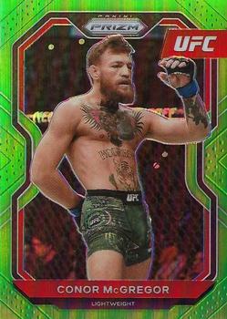 2021 Panini Prizm UFC - Neon Green Prizms #30 Conor McGregor Front