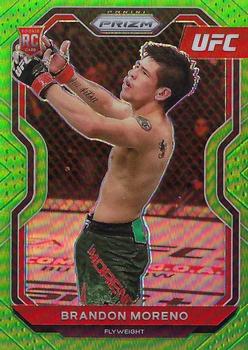 2021 Panini Prizm UFC - Neon Green Prizms #38 Brandon Moreno Front