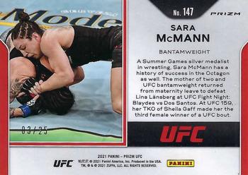 2021 Panini Prizm UFC - Mojo Prizms #147 Sara McMann Back