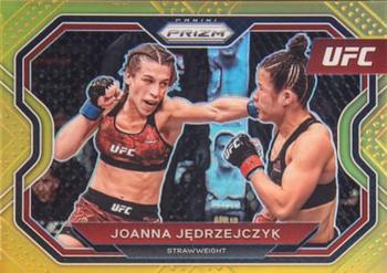 2021 Panini Prizm UFC - Gold Prizms #180 Joanna Jedrzejczyk Front