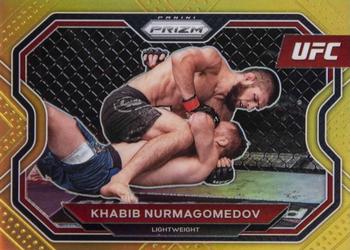 2021 Panini Prizm UFC - Gold Prizms #181 Khabib Nurmagomedov Front