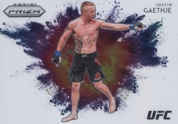 2021 Panini Prizm UFC - Color Blast #10 Justin Gaethje Front